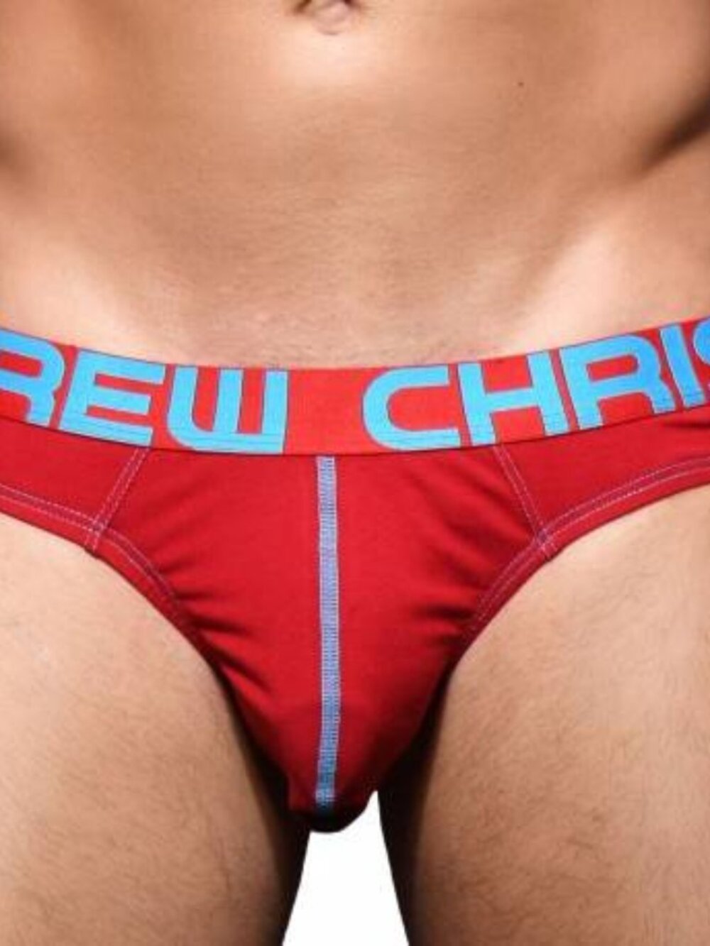 Andrew Christian Almost Naked Happy Cotton Briefs - Red S